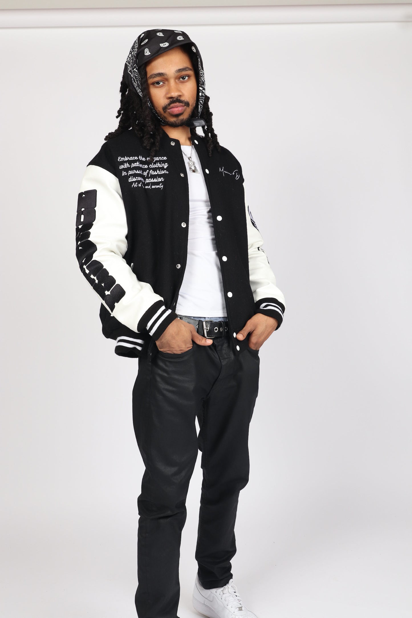 Charcoal Varsity Jacket