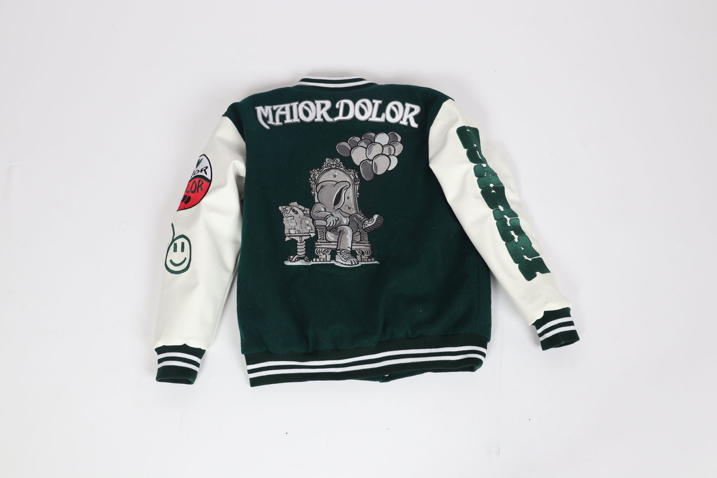 Pine Green Varsity Jacket