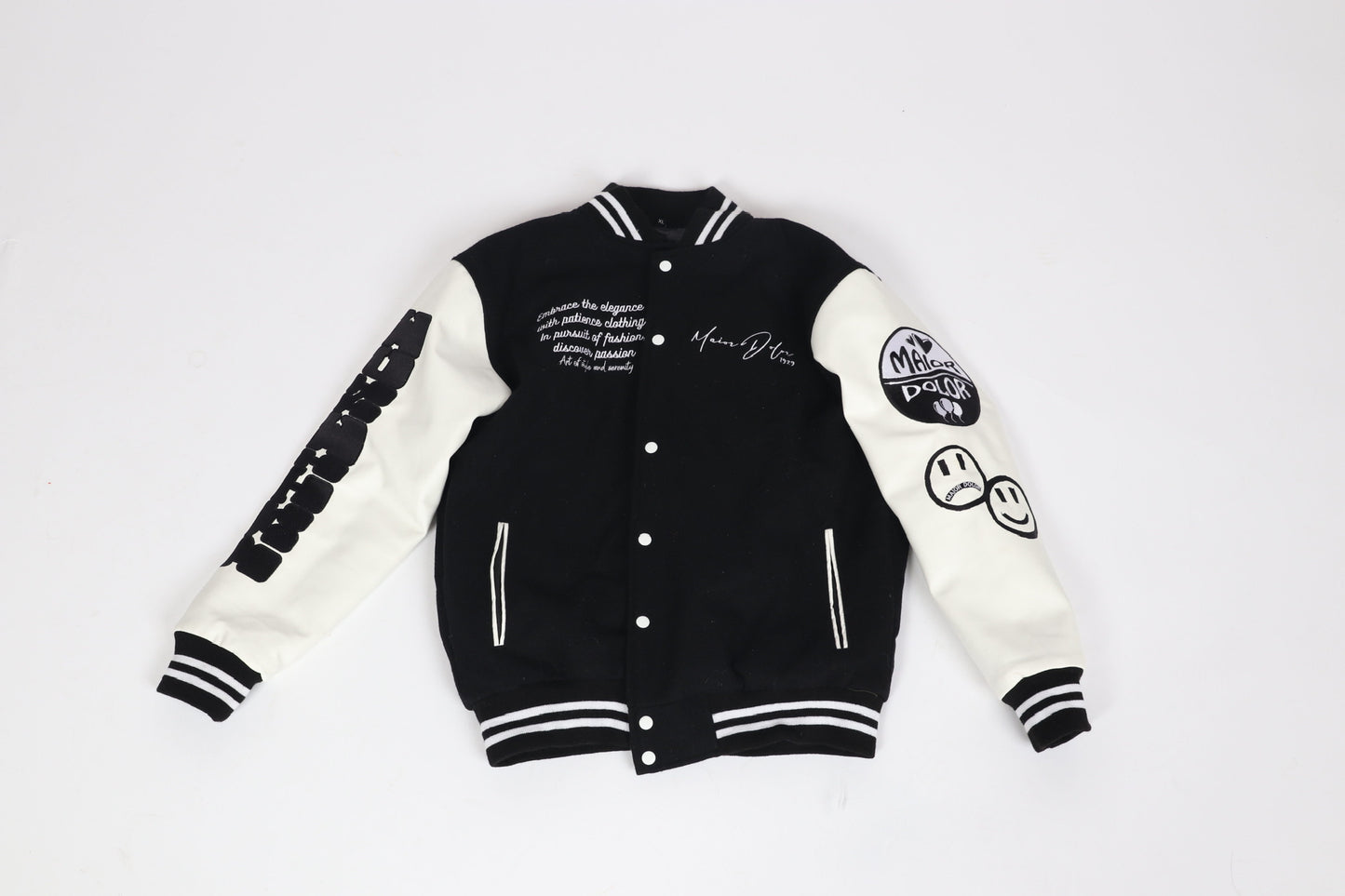 Charcoal Varsity Jacket